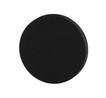Blinde rozet Ø 53 mm, deurdikte 37-56 mm, rvs zwart