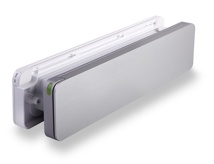 Homebox briefplaat - klep bu/bi: Aluminium / RAL 9010