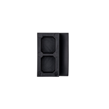 Ergo-Slide rubberen dichtingsblok met lip, kleur zwart