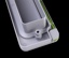 Homebox briefplaat - klep bu/bi: Aluminium / RAL 7047